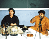 1998-11-24下午,民嗒乐队的歌手山卡与打击乐手 发匝勒在迷笛