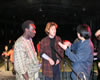 2004-11-12 荷兰著名爵士小号演奏家Saski   a Laroo 与乐 队在迷笛演出讲学，鼓手Michael Cannon