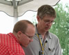2005-5-15 丹麦NMIT爵士学院专家Per 与Tim在迷笛爵士音乐节上现场调音
